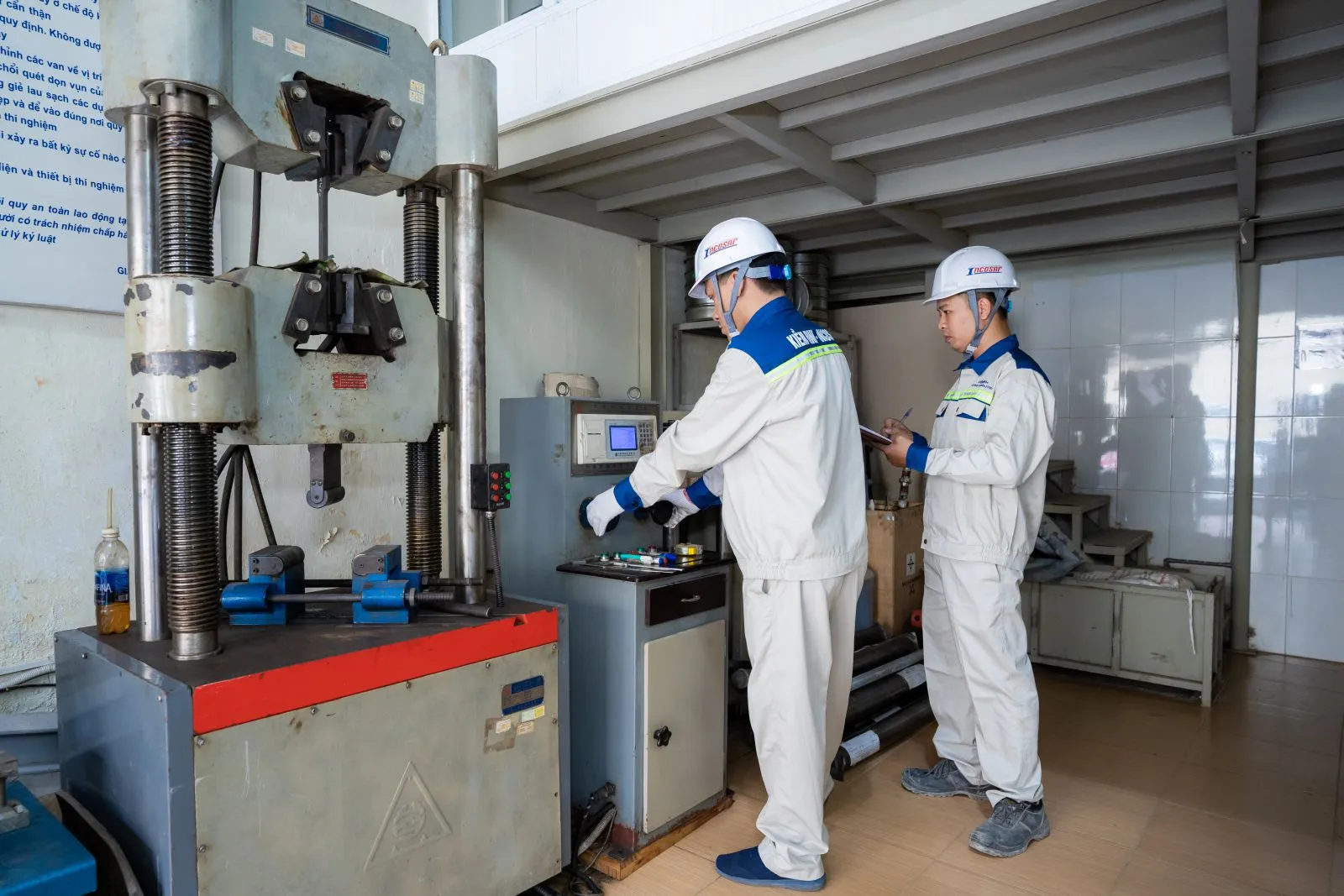 Thử nghiệm chất lượng vật liệu xây dựng